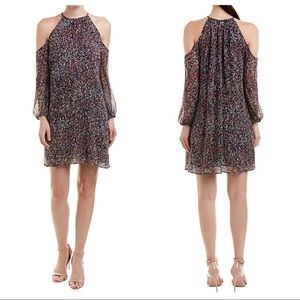 { 1 STATE } Cold shoulder shift dress